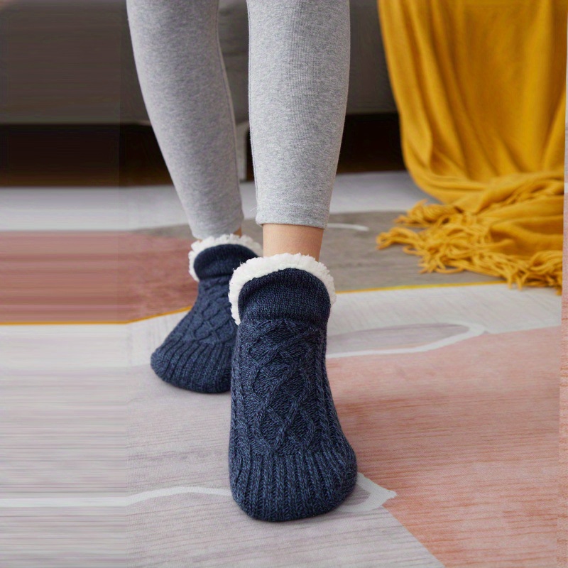 Children's Floor Socks Thickened Warm Socks Autumn Winter - Temu