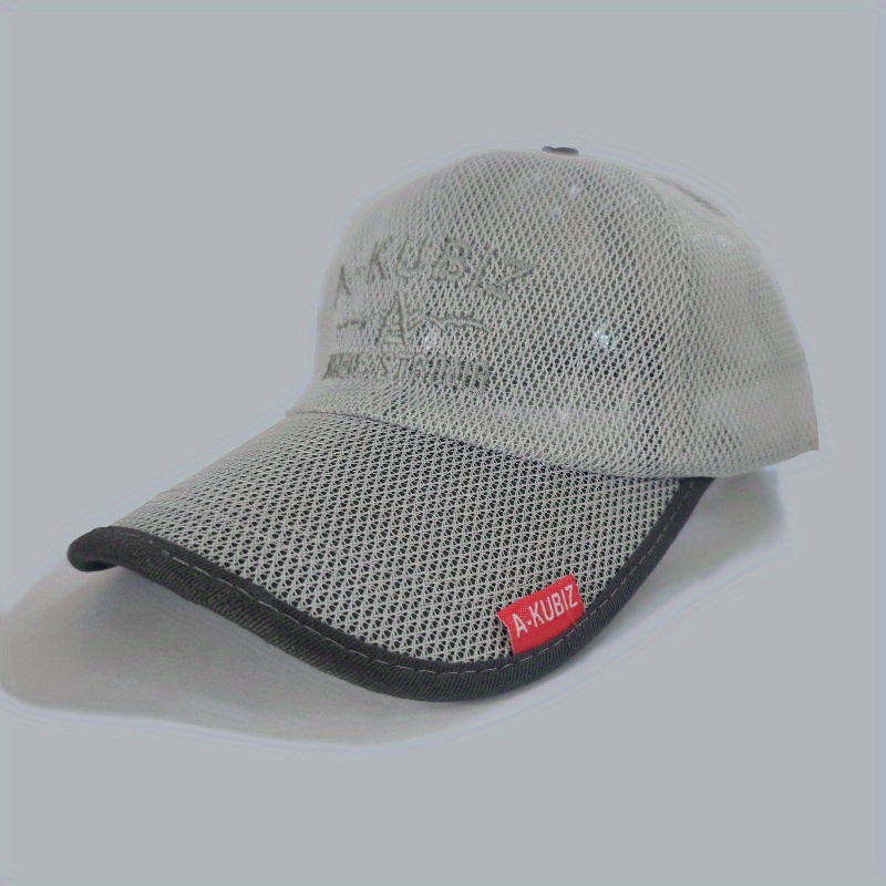 Mens Mesh Baseball Breathable Summer Dad Hat Outdoor Fishing Hats Bone  Gorras Snapback Trucker Sunscreen Visor Hat - Jewelry & Accessories - Temu