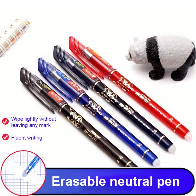 Kawaii Erasable Pens Cute Gel Pens School Writing Stationery - Temu