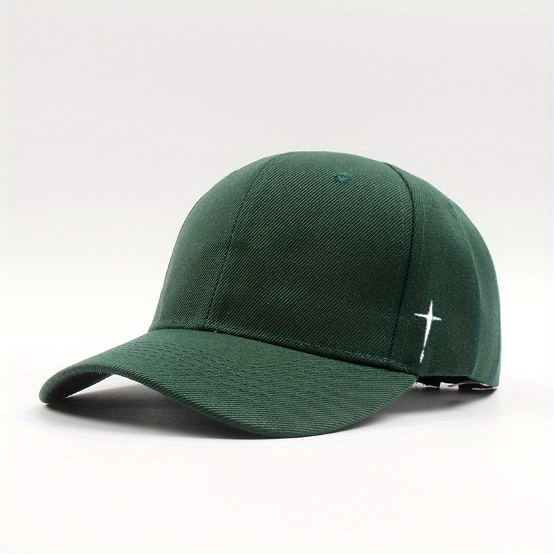 Cross Print Baseball Cap Unisex Casual Sun Hat Lightweight Dad Hat