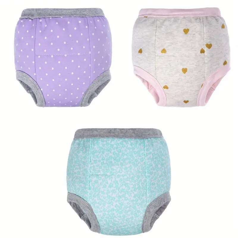 Breathable Baby Padded Potty Training Pants Underwear Cotton - Temu Canada