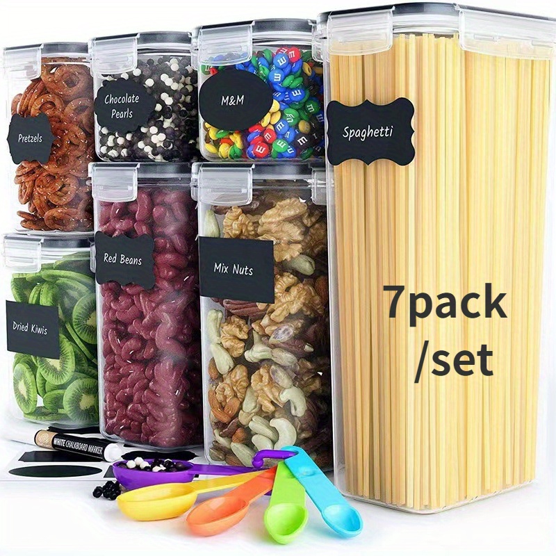 7 PACK Airtight Food Storage Containers With Lids, BPA