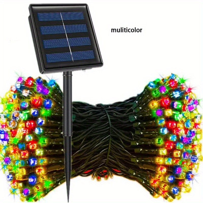 Luces Solares Cuerda 275 Pulgadas Iluminación Exterior Solar - Temu