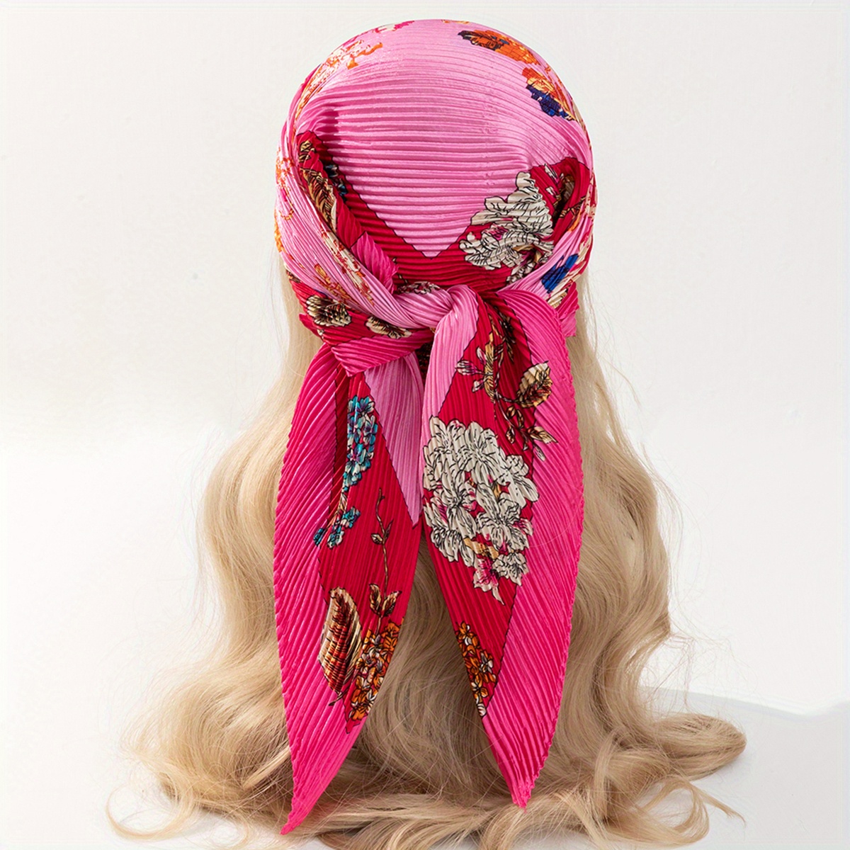Pink Square Scarf