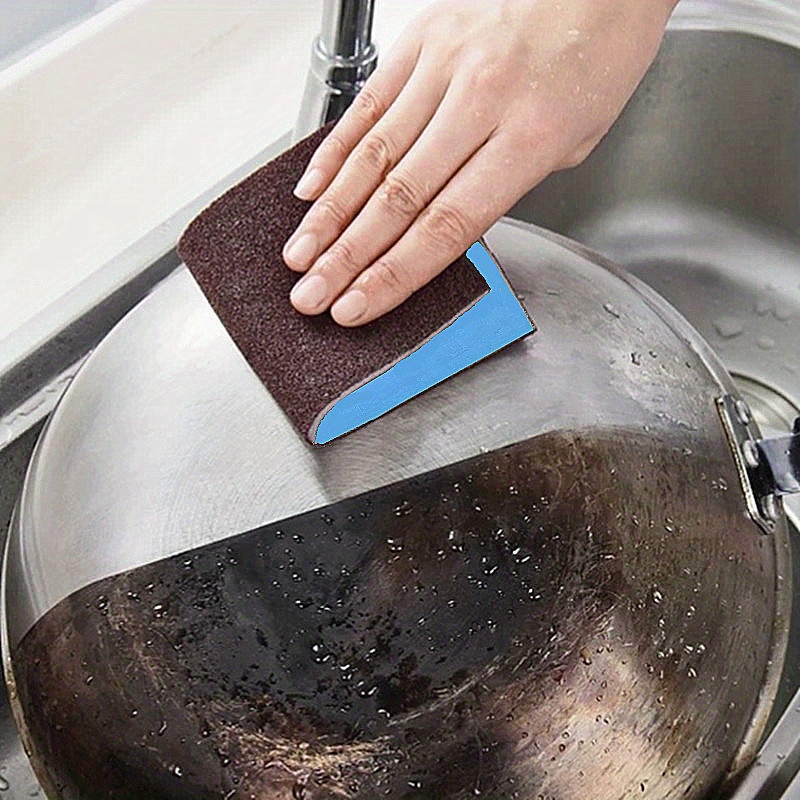1PC Emery Sponge With Handle Cleaning Brush Nano Magic Wipe Eraser Kitchen  Tool