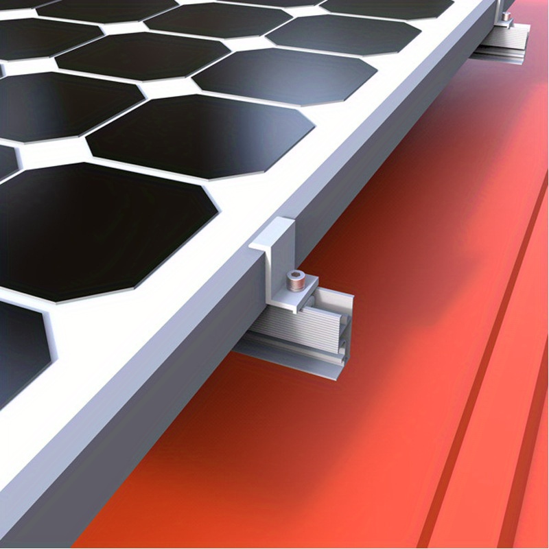 Solar Panel Mounting Z Brackets Solar Rail End Clamps - Temu