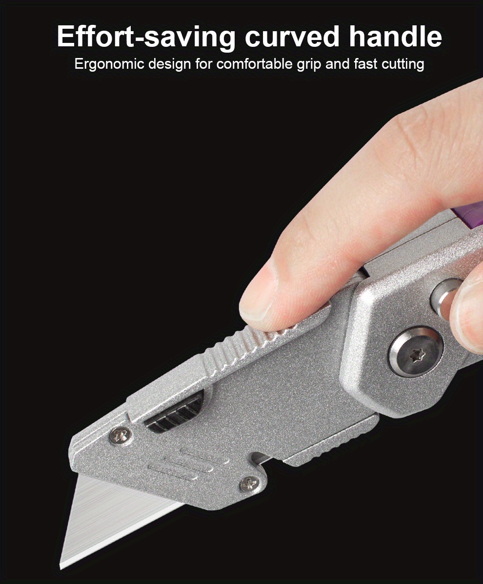 Box Cutter Utility Knife Kutir - Easy Self Loading Zinc-Alloy Heavy