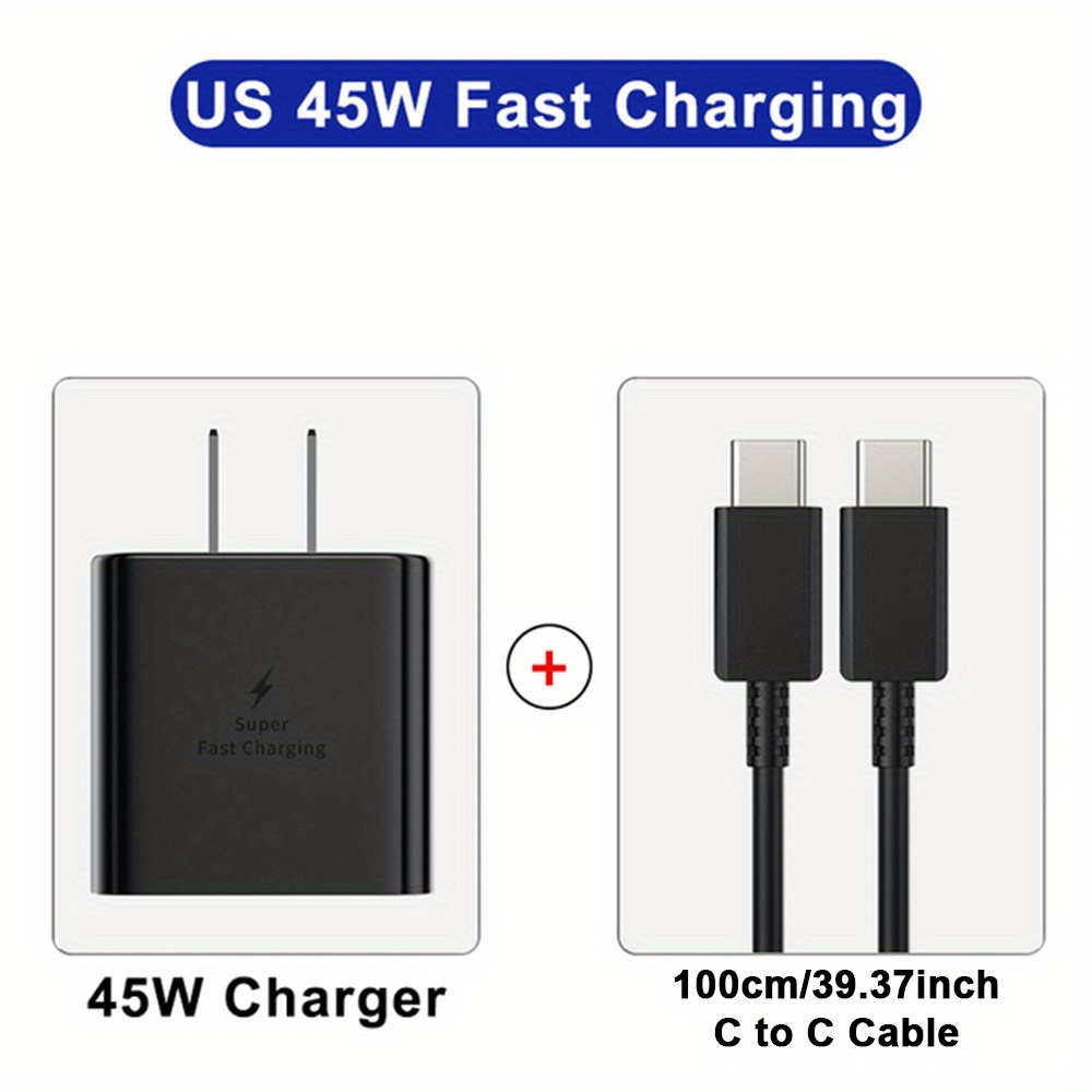 4.9FT 45W Pour USB C Super Chargeur Rapide Type C - Temu Canada