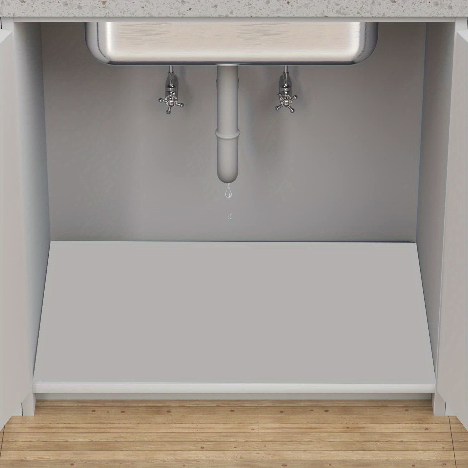  Waterproof Under Sink Mat for Kitchen & Laundry
