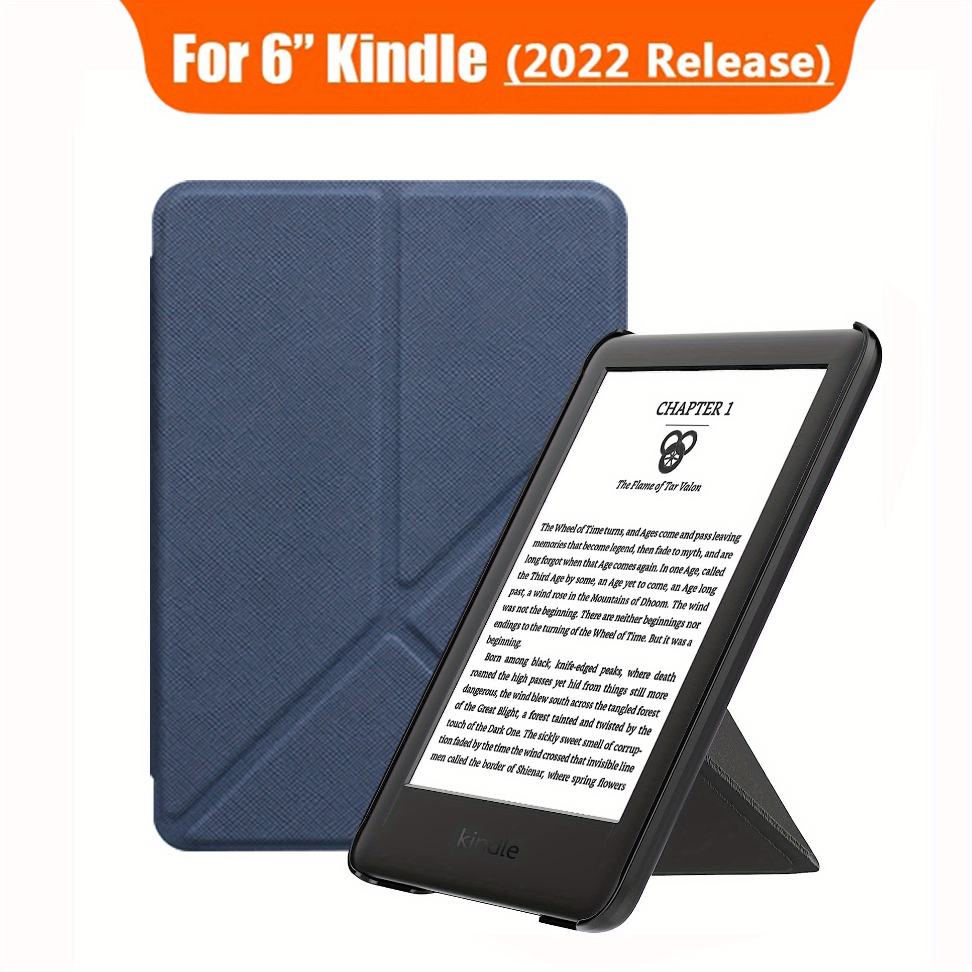Étui En Cuir Pu Kindle 6 (version 11e Génération 2022) - Temu France