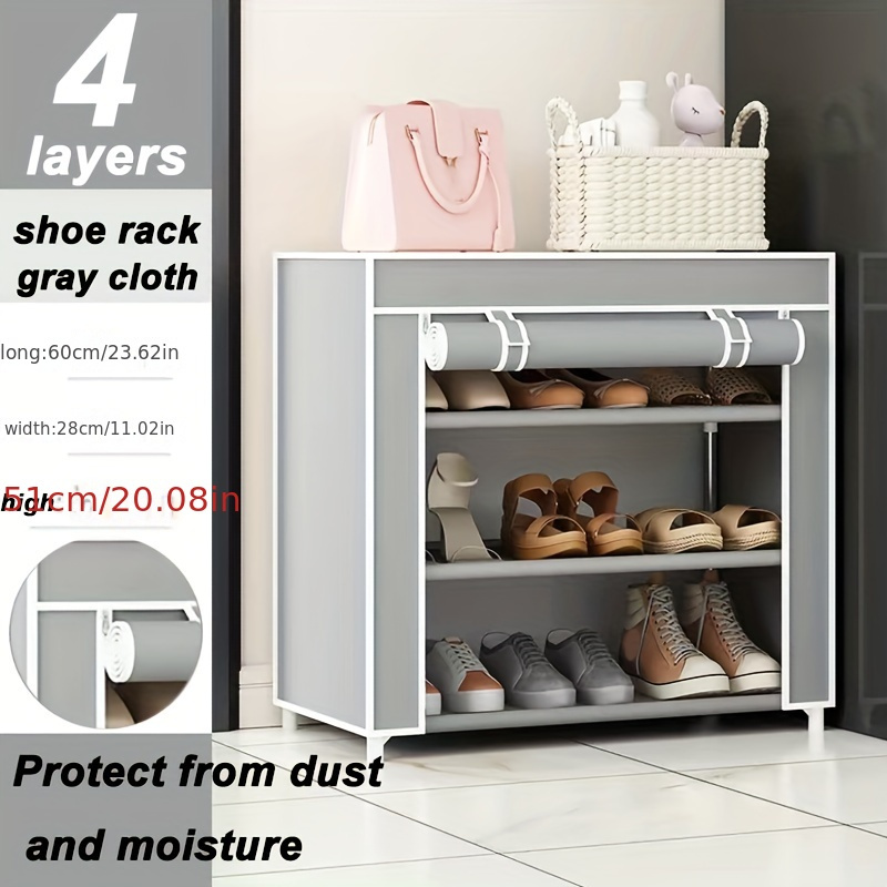 Simple Shoe Cabinet Dust proof Multi layer Shoes Storage - Temu