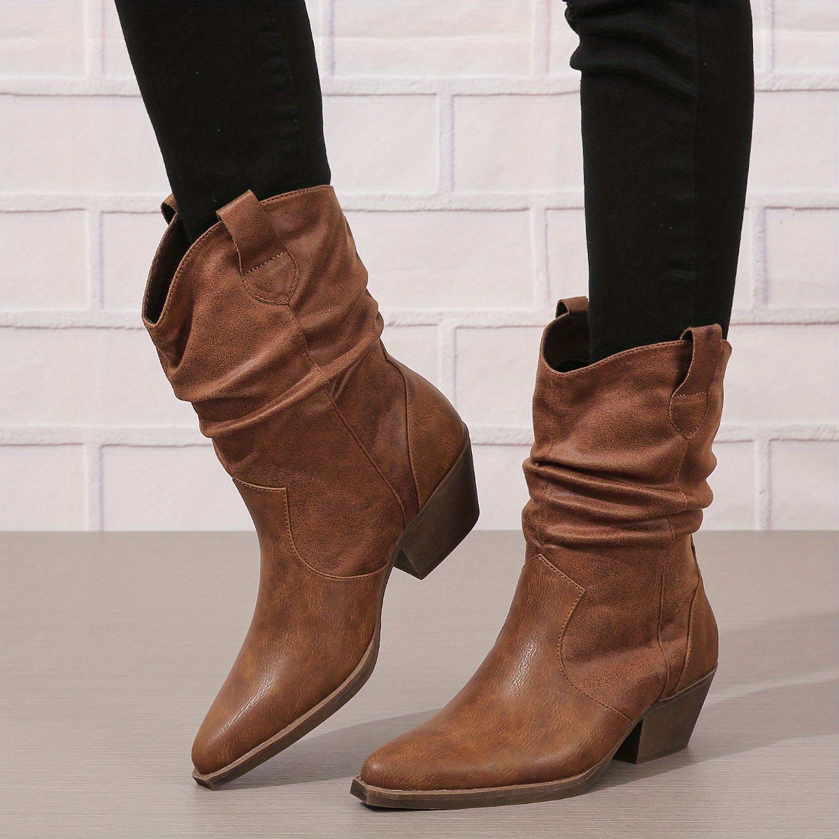 Cowboy deals slouch boots