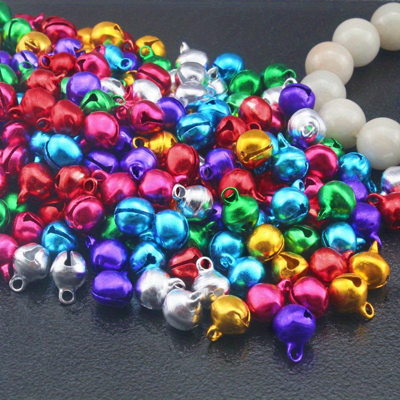 Jingle Bells Aluminum Loose Beads Small For Festival - Temu