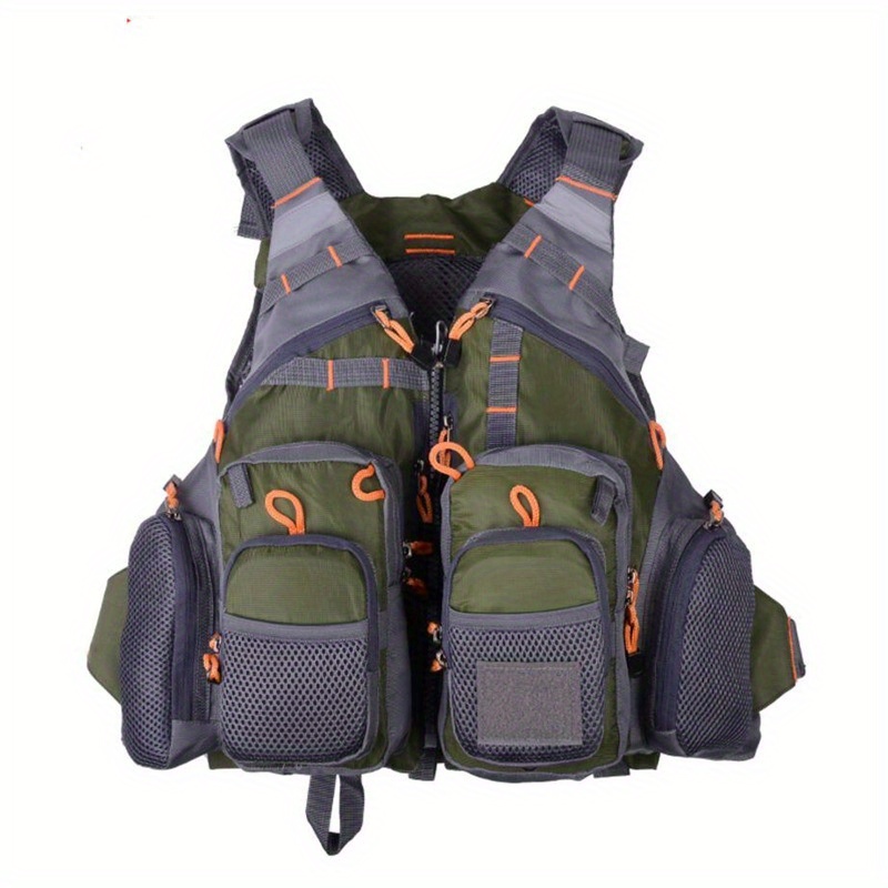 Breathable Fishing Vest Multi-pocket Waistcoat Small Tool Storage for Men  Women