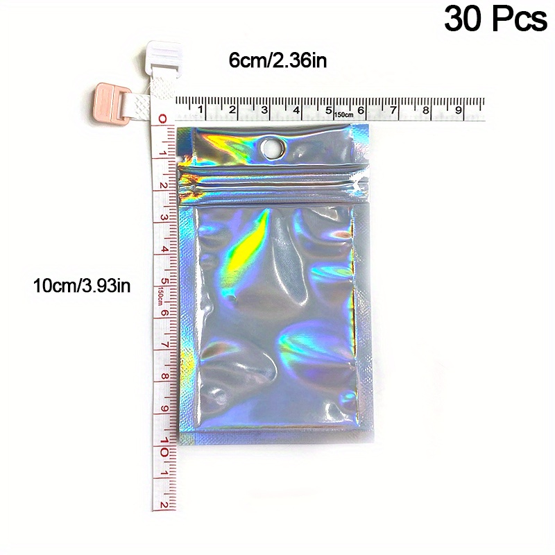 Rainbow Holographic Laser Self sealing Bags Perfect For - Temu