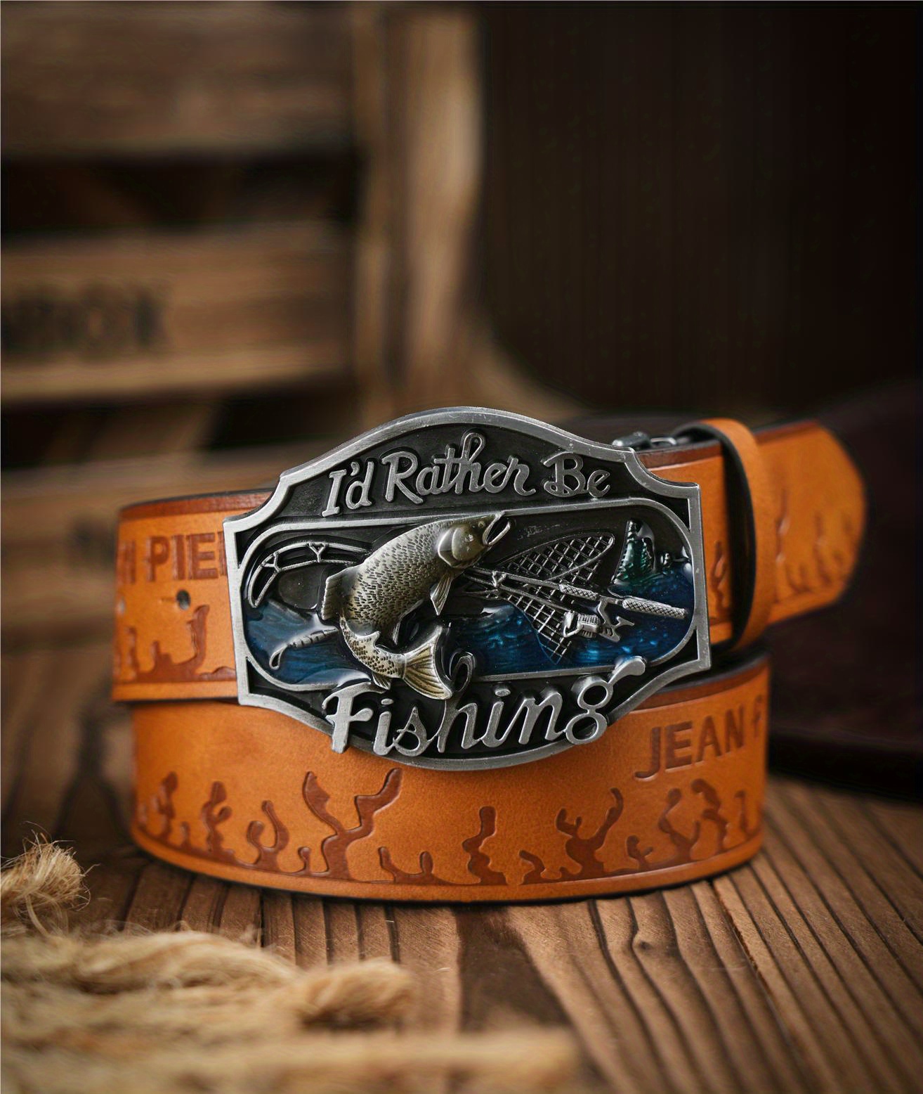 Fashion Mens Western Style Pu Leather Belt Cool Deer Pattern Buckle Pants  Belt Ideal Choice For Gifts - Jewelry & Accessories - Temu