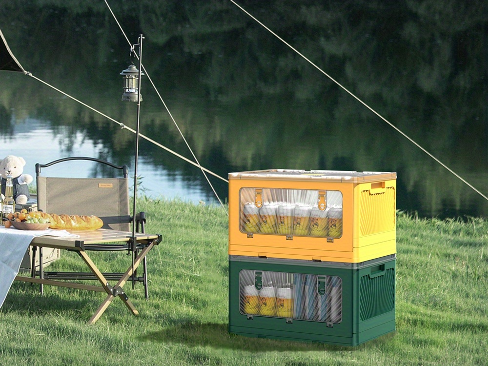 1 Stück Gehärtete Verdickte Faltbare Aufbewahrungsbox, Tragbare Faltbare  Behälter Camping - Sport & Freizeit - Temu Germany