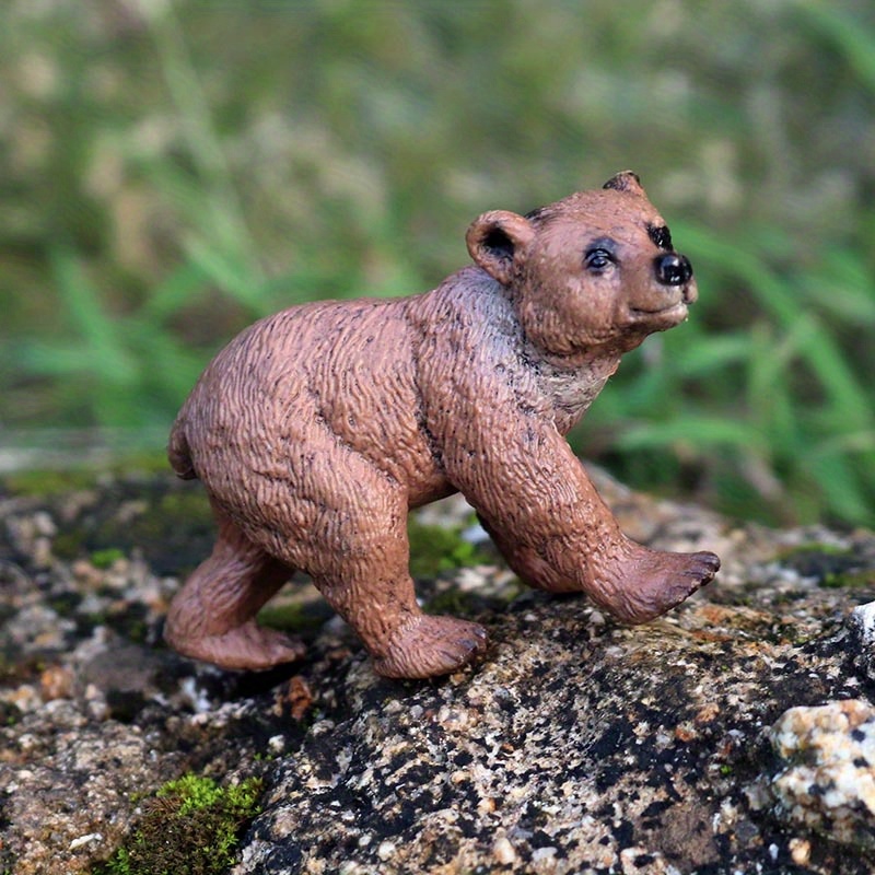 Figuras de juguetes de animales del bosque, 10 figuras de plástico de  animales del bosque para decoración de pasteles, juego de juguetes  realistas de