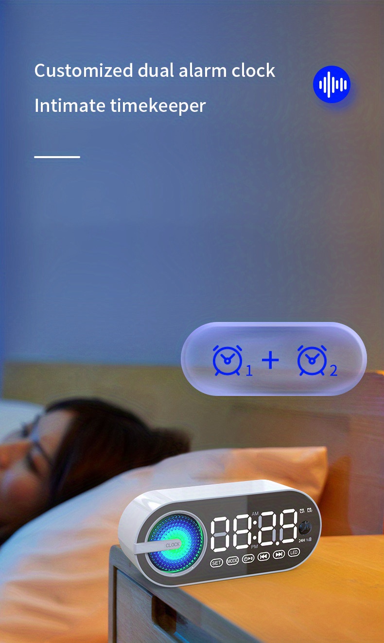 Características del altavoz reloj Bluetooth