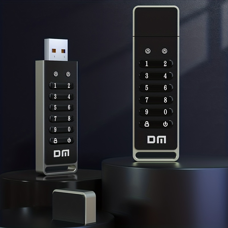 Clé USB cryptée DM FD063 256 bits, clé USB sécurisée par mot de passe,  prise en charge du disque U, Cristal, essuyage, fonction de verrouillage  automatique, USB 3.2 - AliExpress
