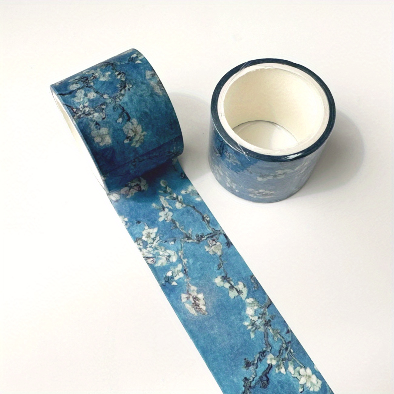 Classic Van Gogh Painting Blue Washi Tape Set Bronzing Journal Scrapbook  Adhesive Tape New Washi Tape 2023