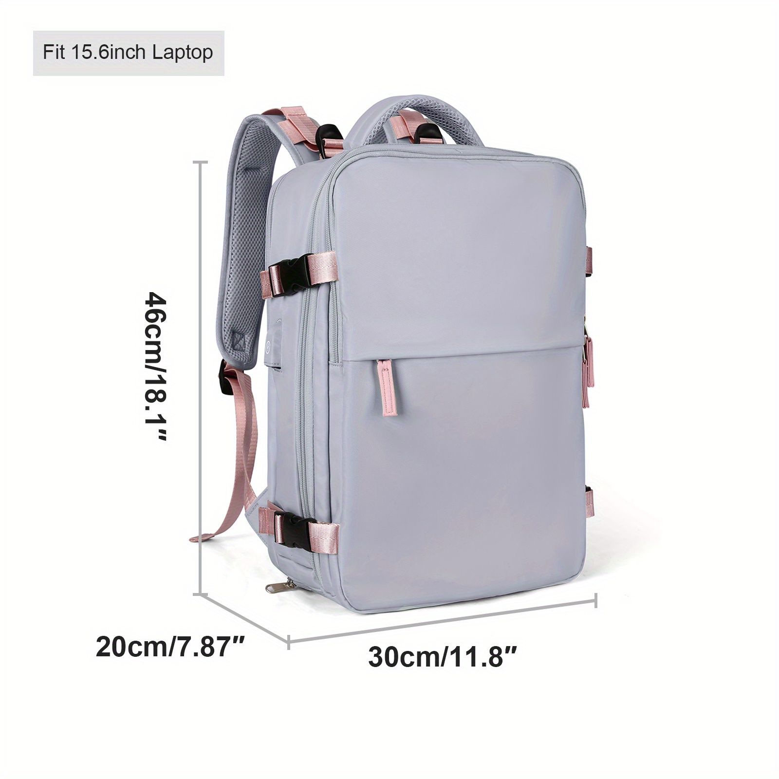 Large Travel Backpack Women, Hiking Backpack Waterproof Outdoor Sports  Rucksack School Bag Fit 15.6 Inch Laptop With Usb Charging Port Shoes  Compartme