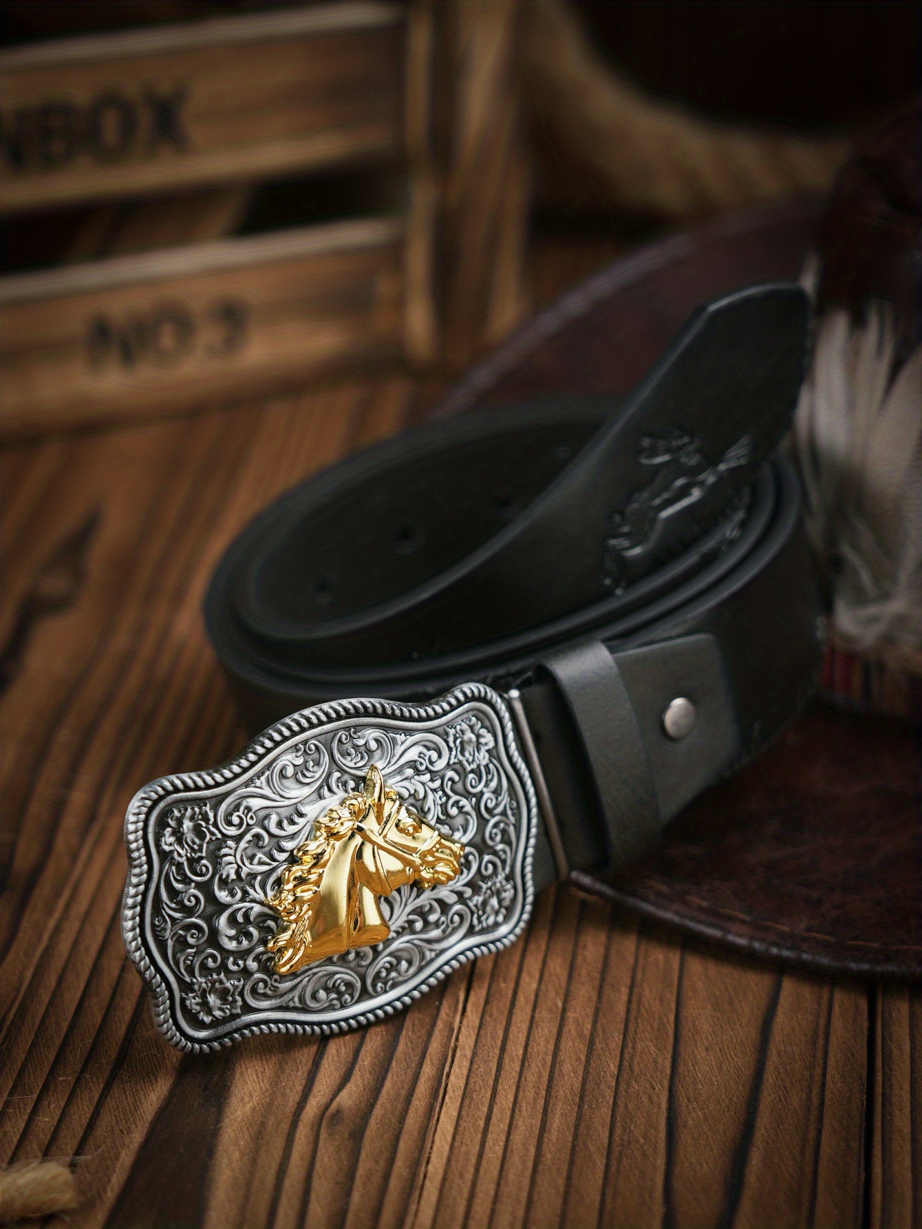 Playing Cards Western Buckle Embossed Men's Casual Belt Fashion Pu Leather  Belt - Temu