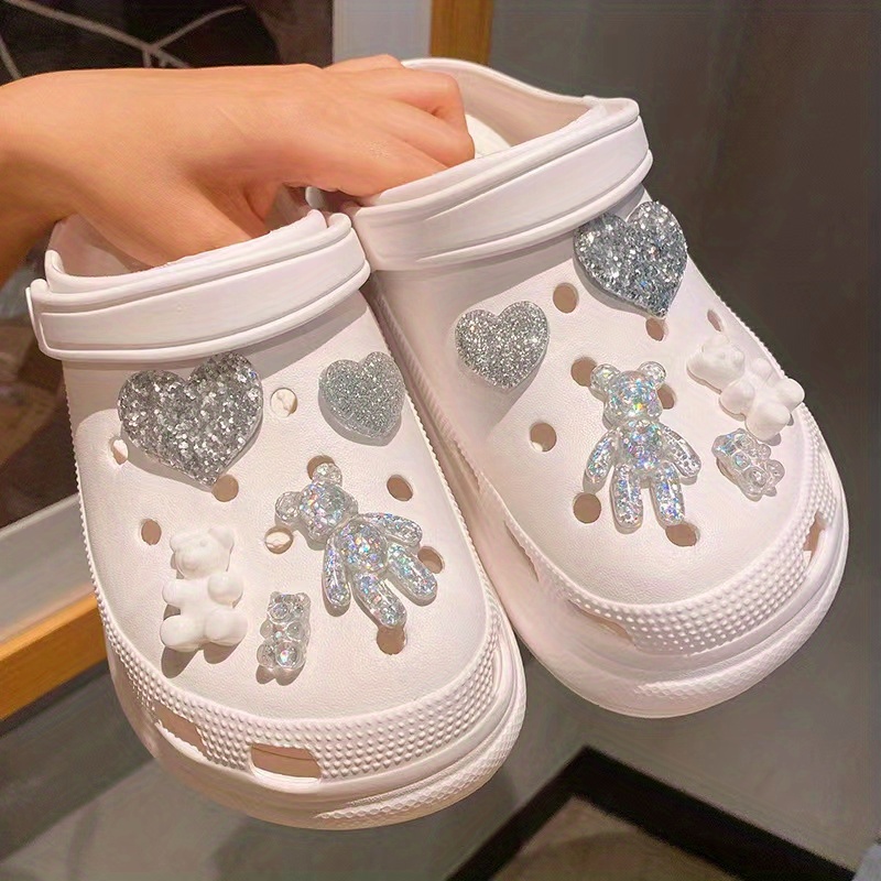 Bling Shoe Charms Decoration For Croc Fit For Kids And Women - Temu