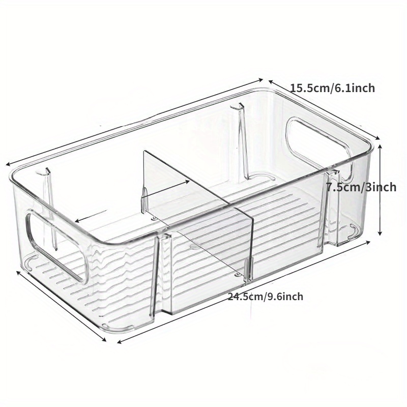 Pantry Organization And Storage Bins With Dividers Perfect - Temu