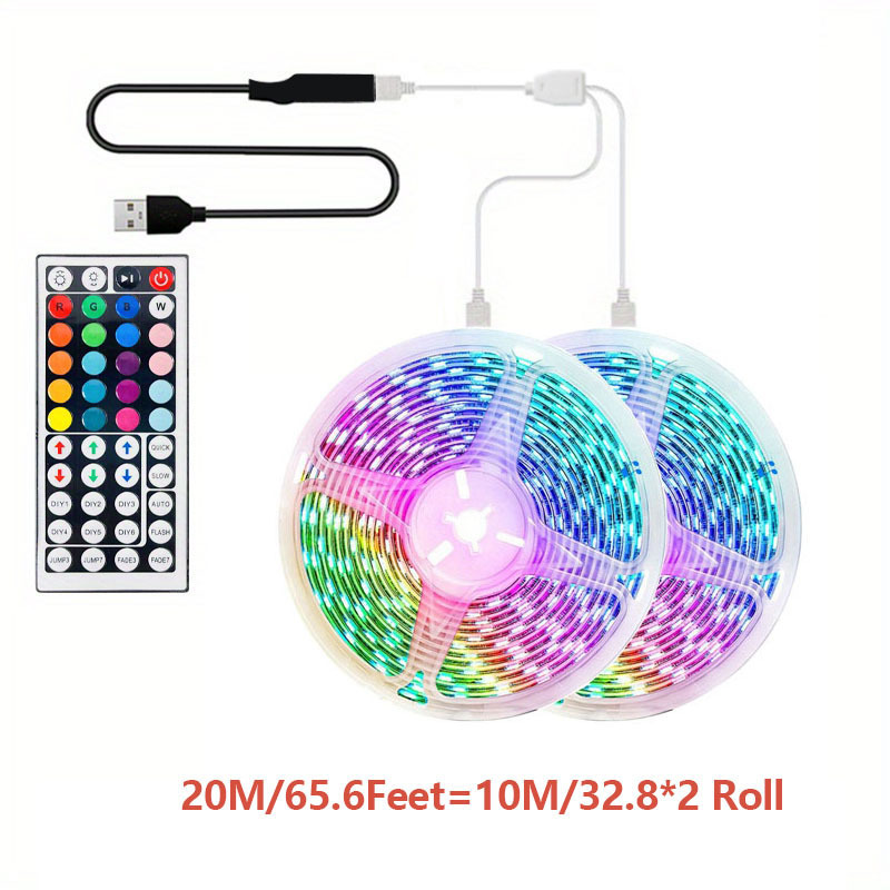 4 x Wireless LED Colour Changing Lights with 3 RGB LEDs & Remote Control,  Battery Powered