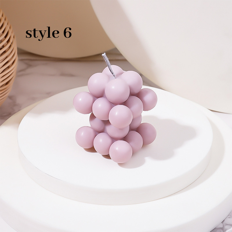 Scented Bubble Cube Candle, Handmade Soy Cube Candles Danish Pastel Room  Decor Aesthetic Scented Aromatherapy Cute Shaped Decorations (Pink)