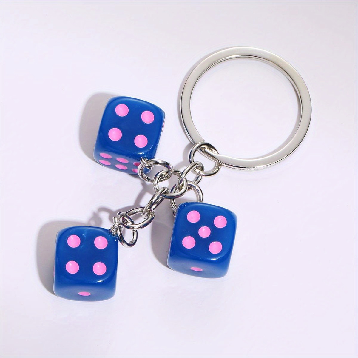 DICE KEY CHAIN CLEAR