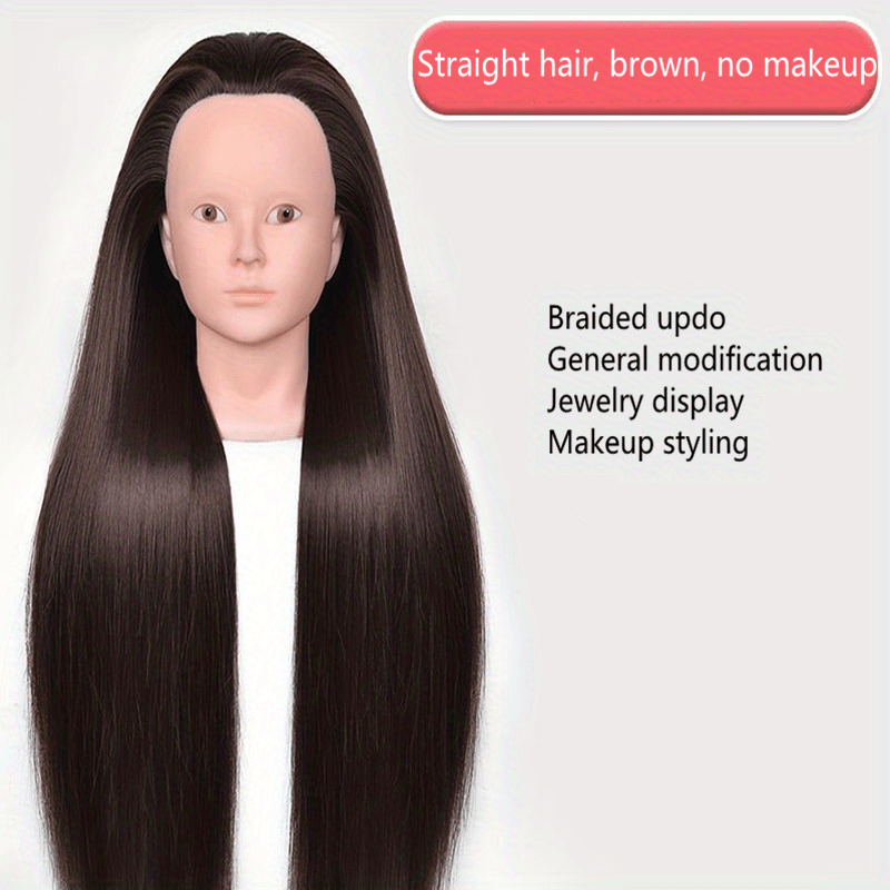 Without Makeup)Hair Styling Braiding Mannequin Head Makeup