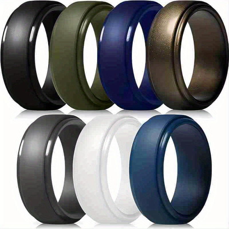 Mens on sale silicone rings