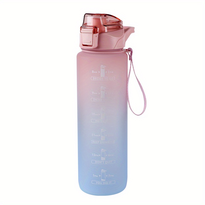 wdehow 80ML Sports Water Bottle, Patchwork Kids Teens Straw Water Bottles  Bpa Free, Multi-color 