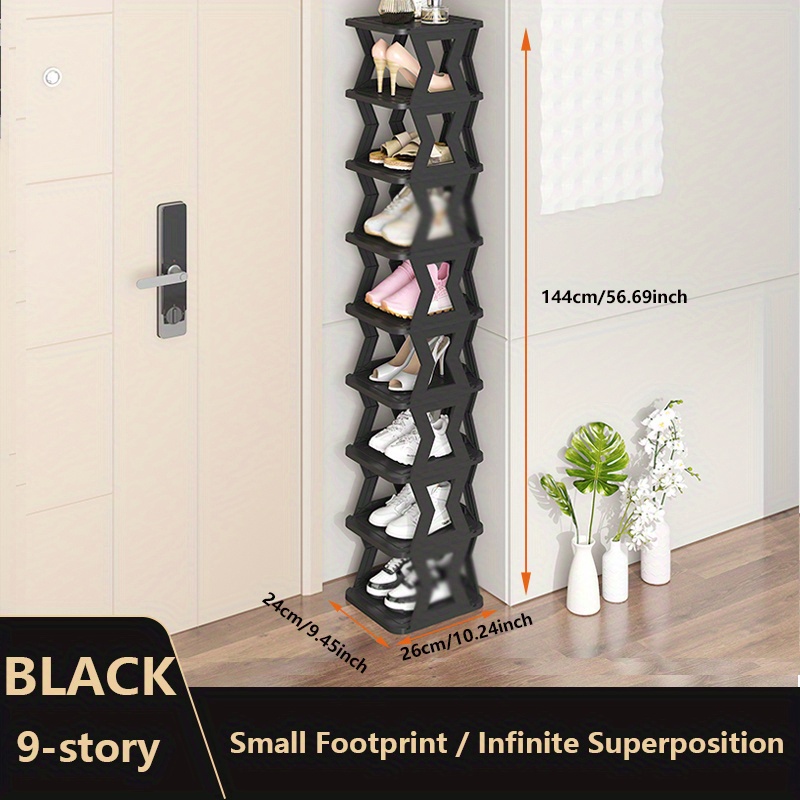 9 Tier Vertical Shoe Stand Storage