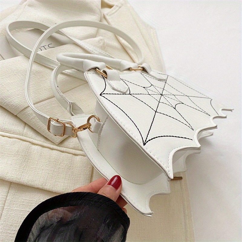 Fashion Punk Halloween Bat One shoulder Bag Gothic Small Top - Temu