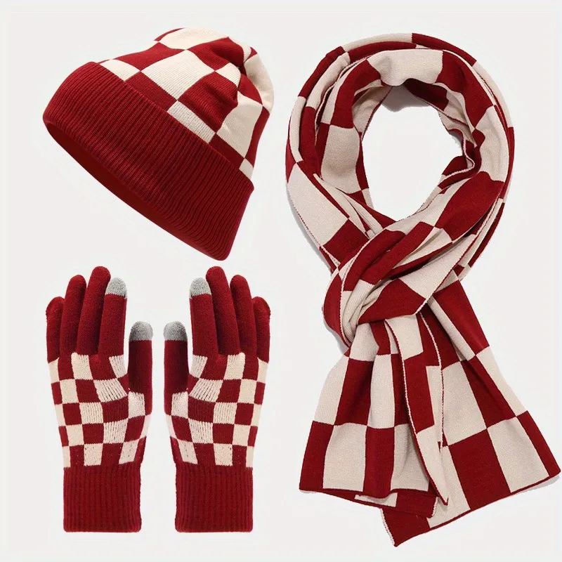 Designer Plaid Gloves And Scarf Set For Men And Women Autumn/Winter Warmth  With Classic Matching Beanie And Knit Beanie Skull Cap 23SS Fashion From  Brandedfactorystore, $31.27