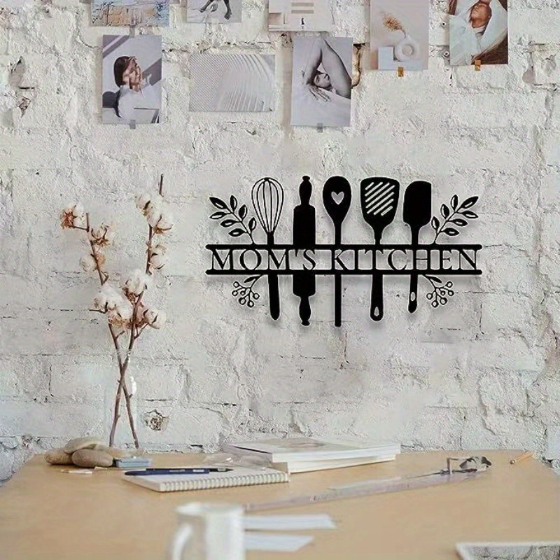 Iron Kitchen Sign Wall Decoration Living Room Office Dining Temu