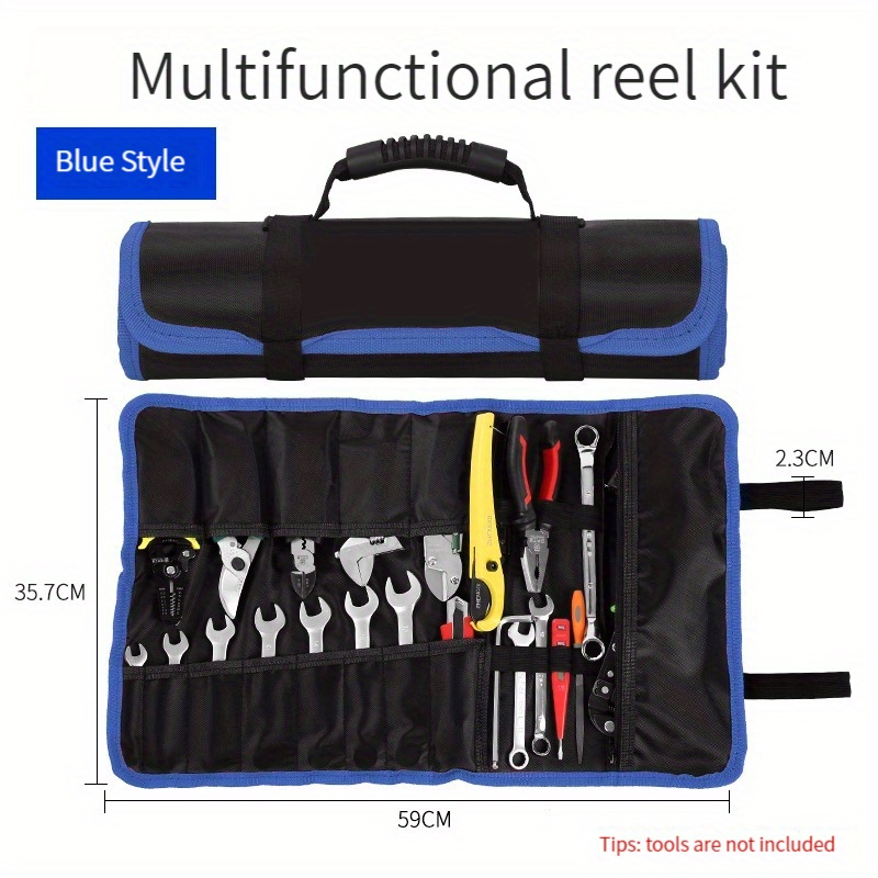 Multipurpose Roll Tool Bag Wear resistant Tool Kit Storage - Temu