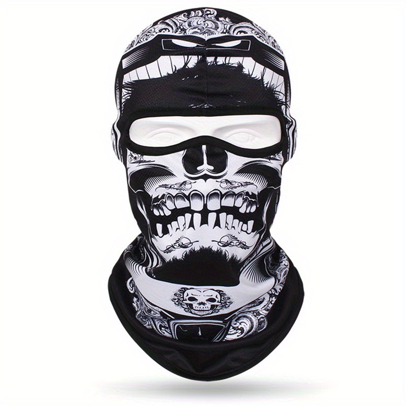 Skull and bones Luxury Hip hop Balaclava ski mask face mask