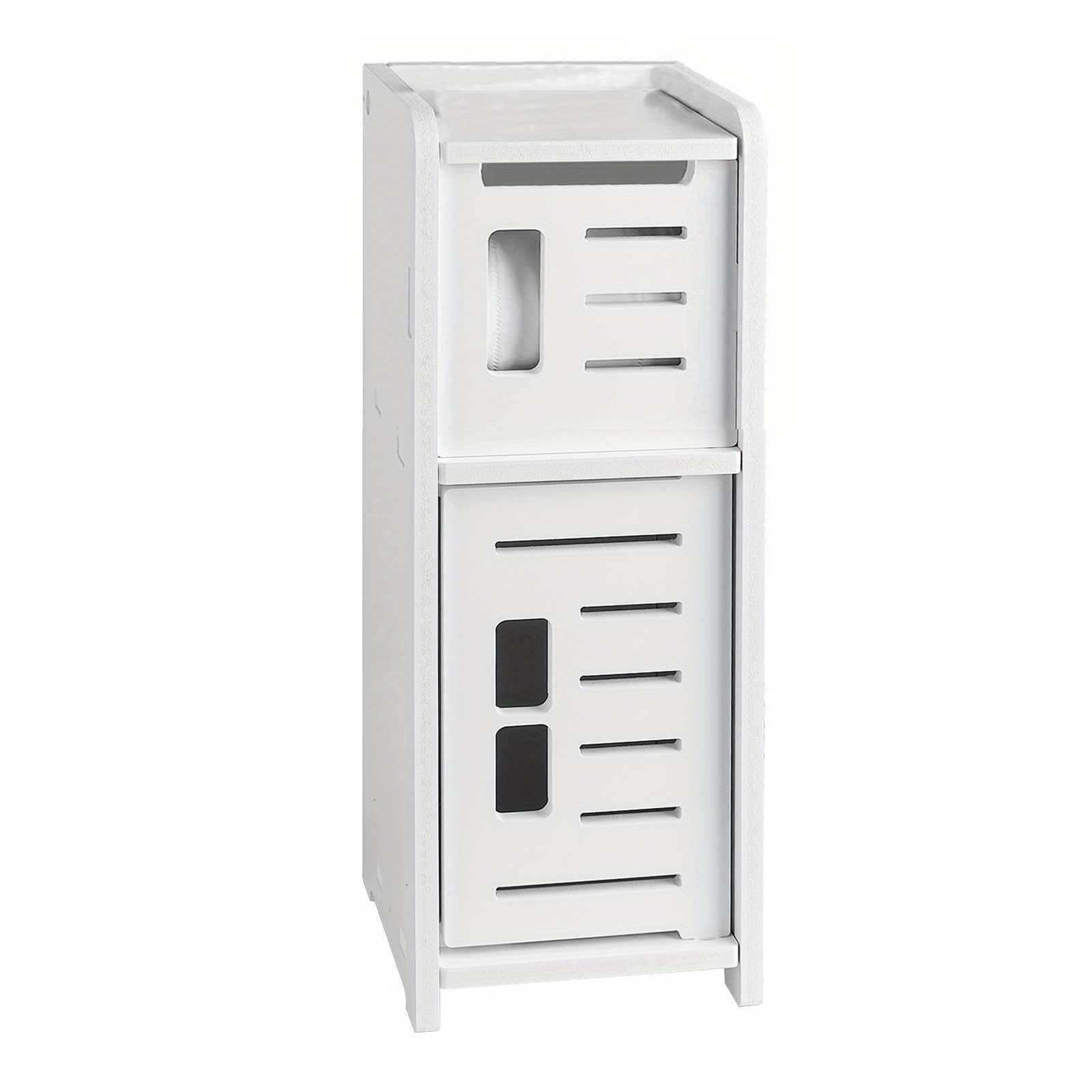 Small Paper Holder Small Bathroom Storage Rack Floor Corner - Temu