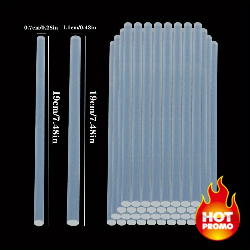 Clear Hot Glue Gun Stick Suitable For Full Temperature Glue - Temu