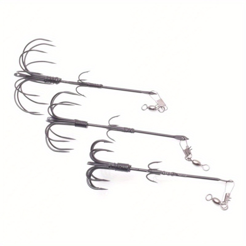 Durable Stainless Steel Double Layer Squid Hook Fishing - Temu