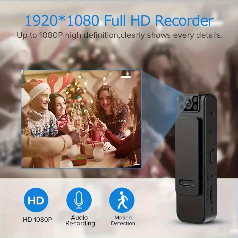 MicroVision | Mini caméra Wifi (sans fil) 1080P HD
