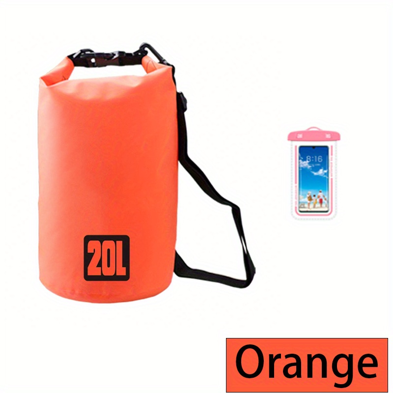 Waterproof Dry Bag Lightweight Dry Storage Bag Backpack for Kayaking Swimming Fishing Rafting Boating Hiking,Red, Size: Large