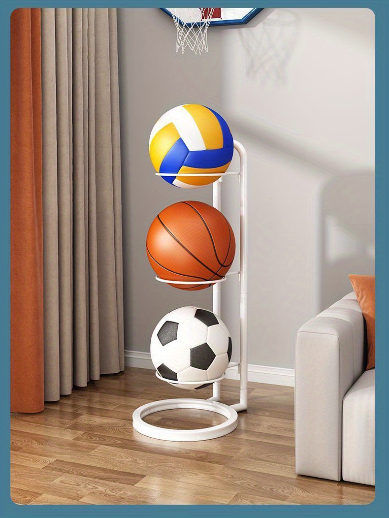  Soporte para pelotas de fútbol, bambú hecho con soporte para  balón de fútbol, adecuado para baloncesto, voleibol, béisbol y golf, soporte  de exhibición con absorción de olores, soporte de exhibición 