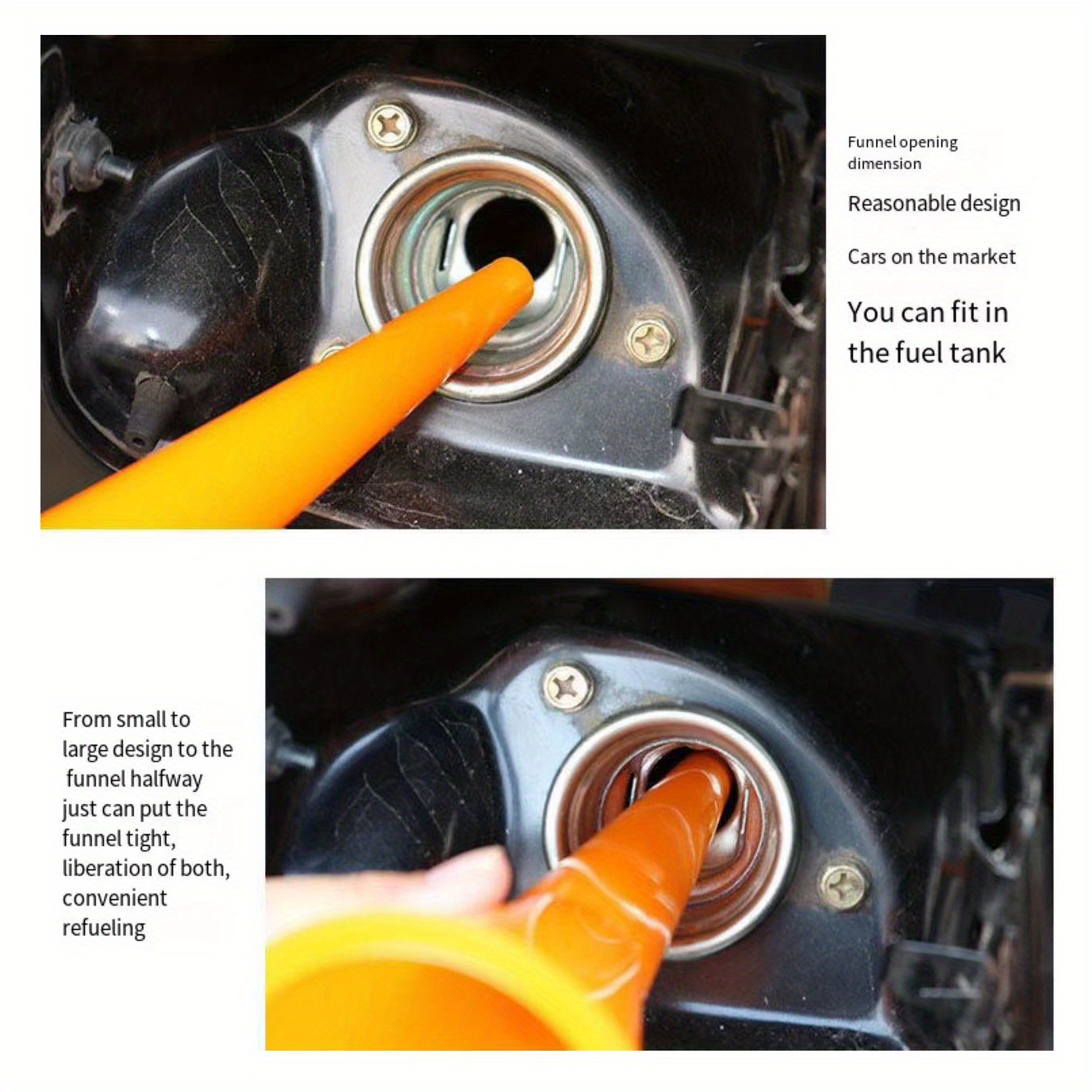 Funnel Long Neck Funnel Gas Tanks Oil Funnel Multifunctional Temu Australia