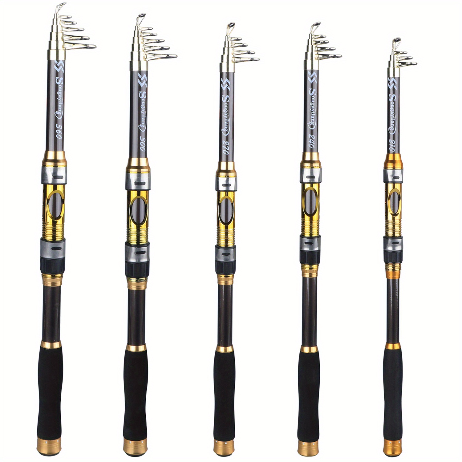 Sougayilang Fishing Rod Spinning Telescopic Pole 99% Carbon Fiber