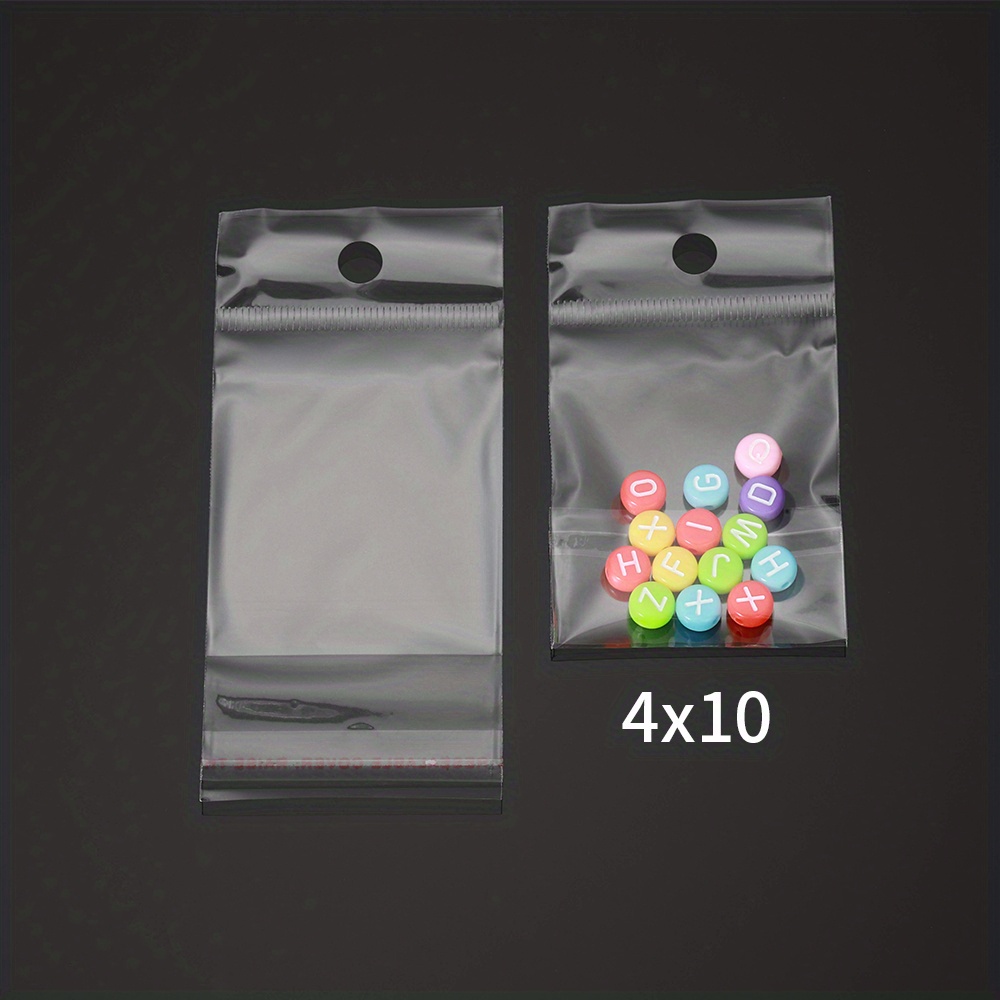 100pcs Opp Bag, Clear Plastic Clothing Packaging Bag, Resealable  Self-adhesive Bag For General Use